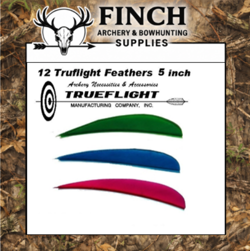 Truflight 5 inch Parabolic Feathers 25pk