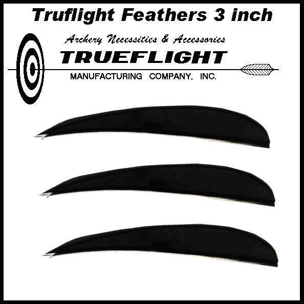 Truflight 3 inch Parabolic Feathers 25pk
