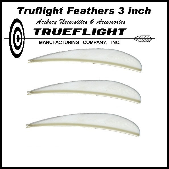 Truflight 3 inch Parabolic Feathers 25pk