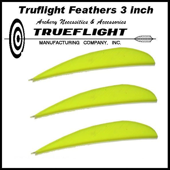 Truflight 3 inch Parabolic Feathers 25pk