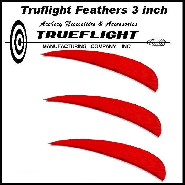 Truflight 3 inch Parabolic Feathers 25pk