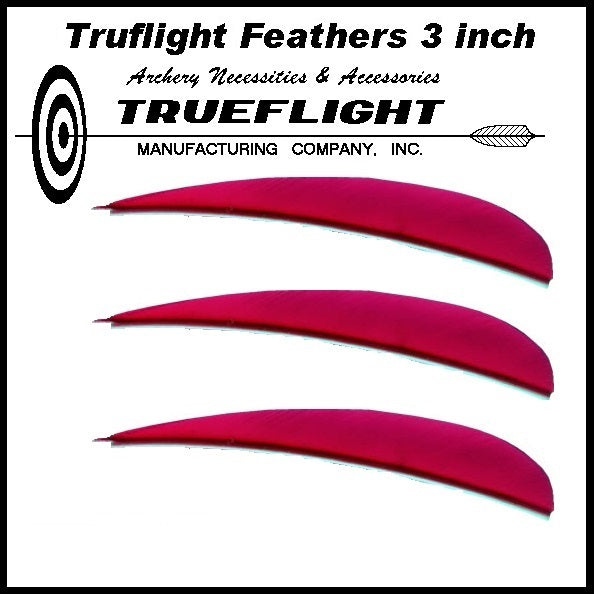 Truflight 3 inch Parabolic Feathers 25pk