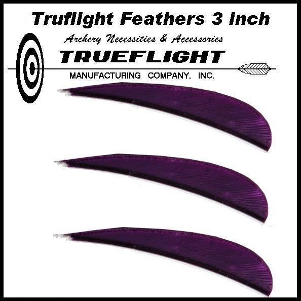Truflight 3 inch Parabolic Feathers 25pk
