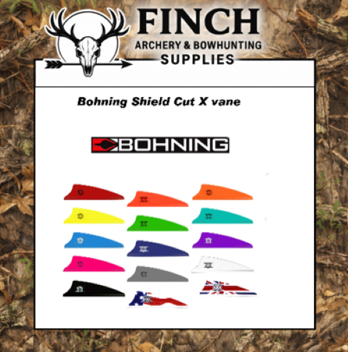 Bohning Shield Cut 1.75" X-Vanes 25pk