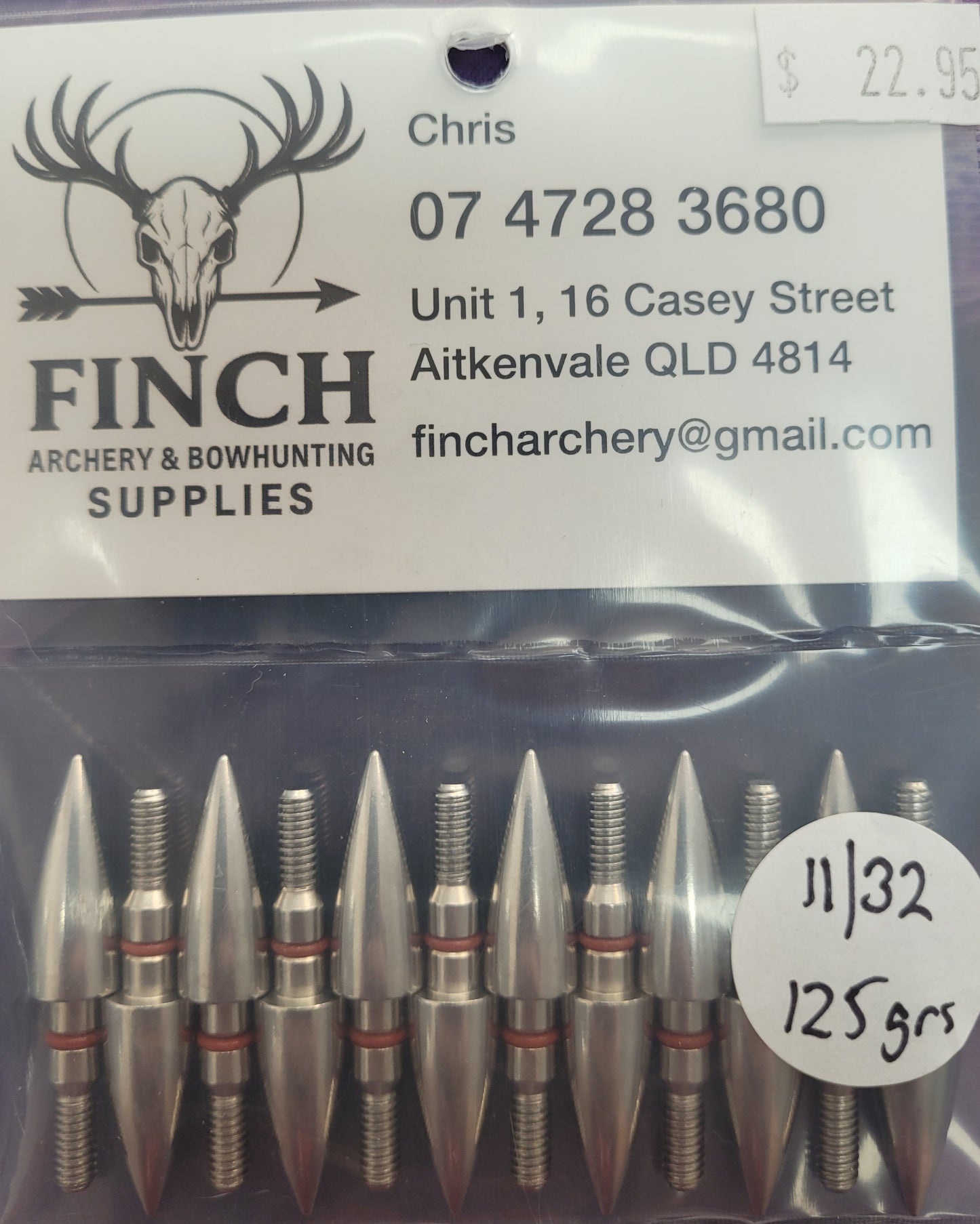 Finch screw in feild tips-11/32
