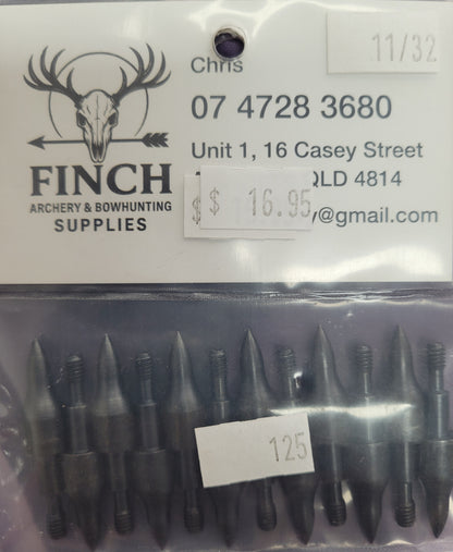 Saunders screw in feild tips-9/32.