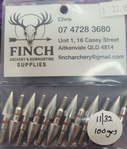 Finch screw in feild tips-11/32