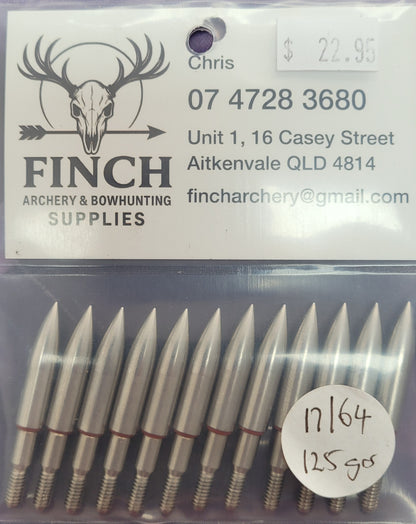 Finch screw in feild tips- 17/64