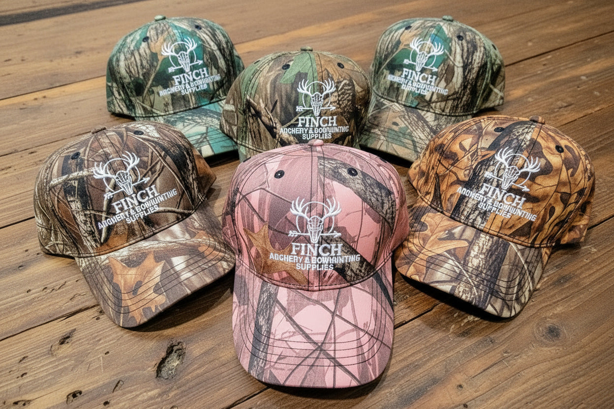 Finch Achery camo hats