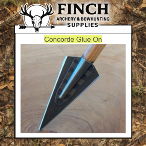 Tusker Concorde Glue-On Broadheads 155grn 6pk