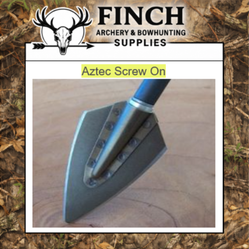 Tusker Aztec 200g broadhead Screw on six pack