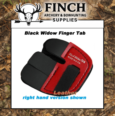 Black Widow Hair Finger Tab