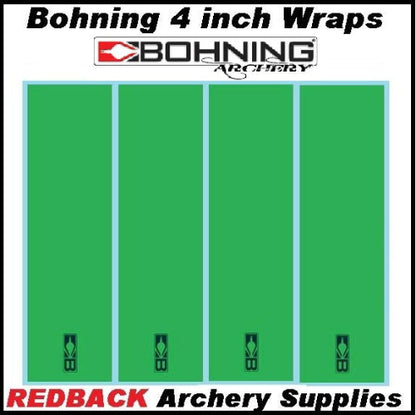12 Bohning 4 inch Arrow wraps
