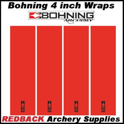 12 Bohning 4 inch Arrow wraps