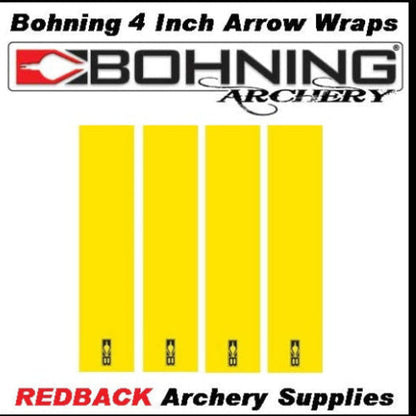12 Bohning 4 inch Arrow wraps