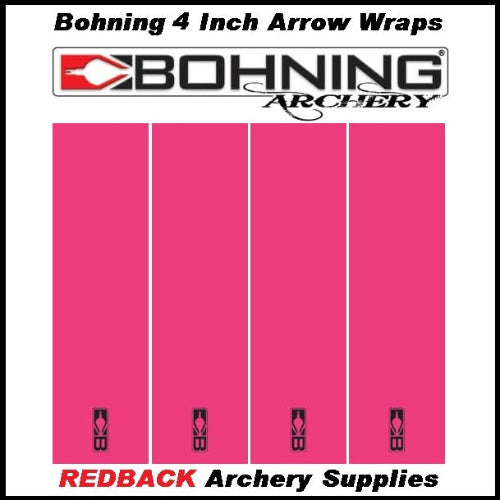 12 Bohning 4 inch Arrow wraps