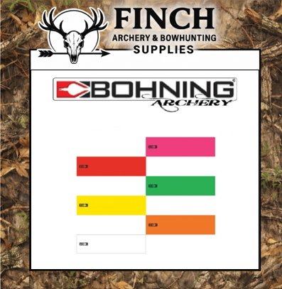 12 Bohning 4 inch Arrow wraps