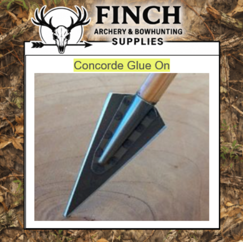 Tusker Concorde 155g Broadheads Glue on six pack