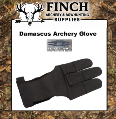 Damascus archery shooting Glove