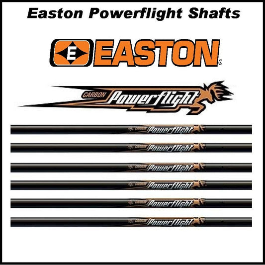 12 easton Powerflight shafts dozen 