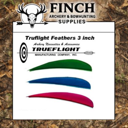 Truflight 3 inch Parabolic Feathers 25pk