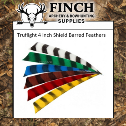 Truflight Full Length Barred Feathers 12pk