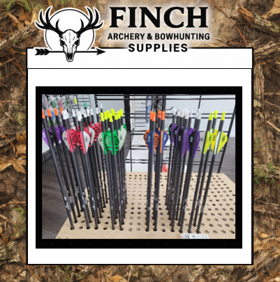 Finch Archery Throne Arrows Fletched (Singles)
