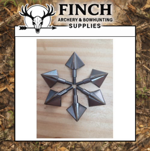 Light weight broadheads- 6 pack.