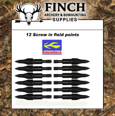 Saunders 11/32 Field Points 12pk