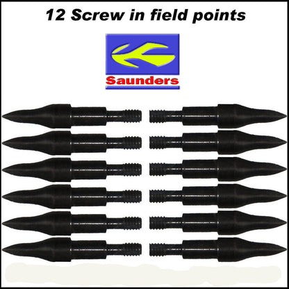 Saunders 5/16 Field Points 12pk