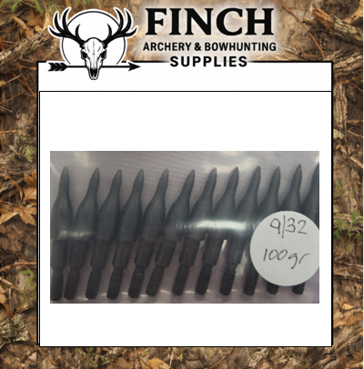 Saunders screw in feild tips-9/32.