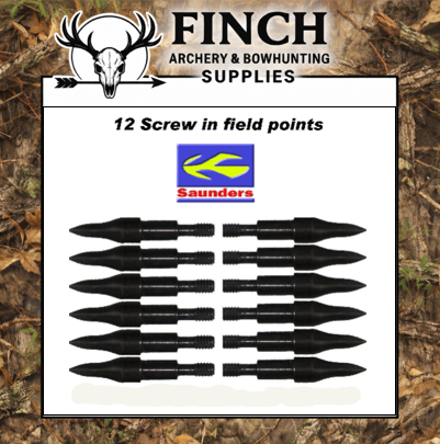 Saunders 5/16 Field Points 12pk