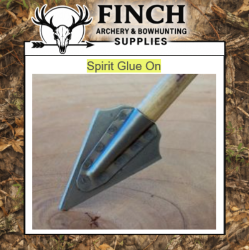 Tusker Spirit 100g Glue on broadhead six pack