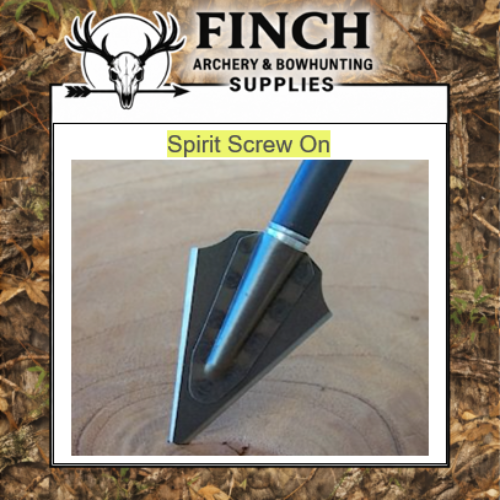Tusker Spirit 125g broadhead Screw on six pack