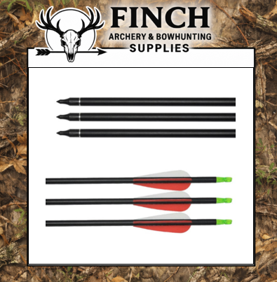 Finch Archery "Typify" Carbon Arrows Fletched
