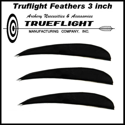 Truflight 3 inch Parabolic Feathers 25pk