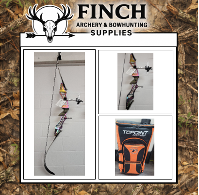 Topoint Recurve bow and bag (Used in good condition)