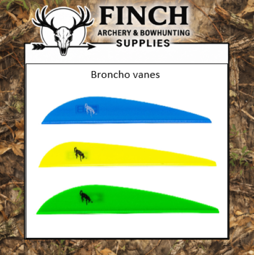Bohning 3" Bronco Vane 24 Pk.