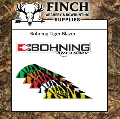 Bohning 2 inch Tiger Blazer Vanes 36 pack