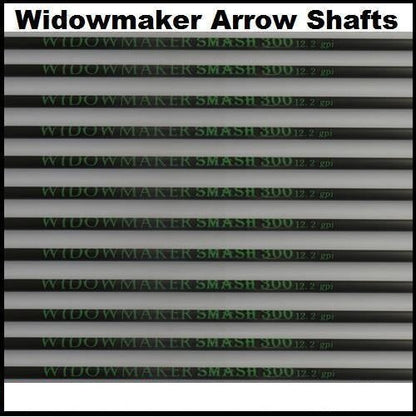 Widowmaker smash arrow shafts in stock with a full range