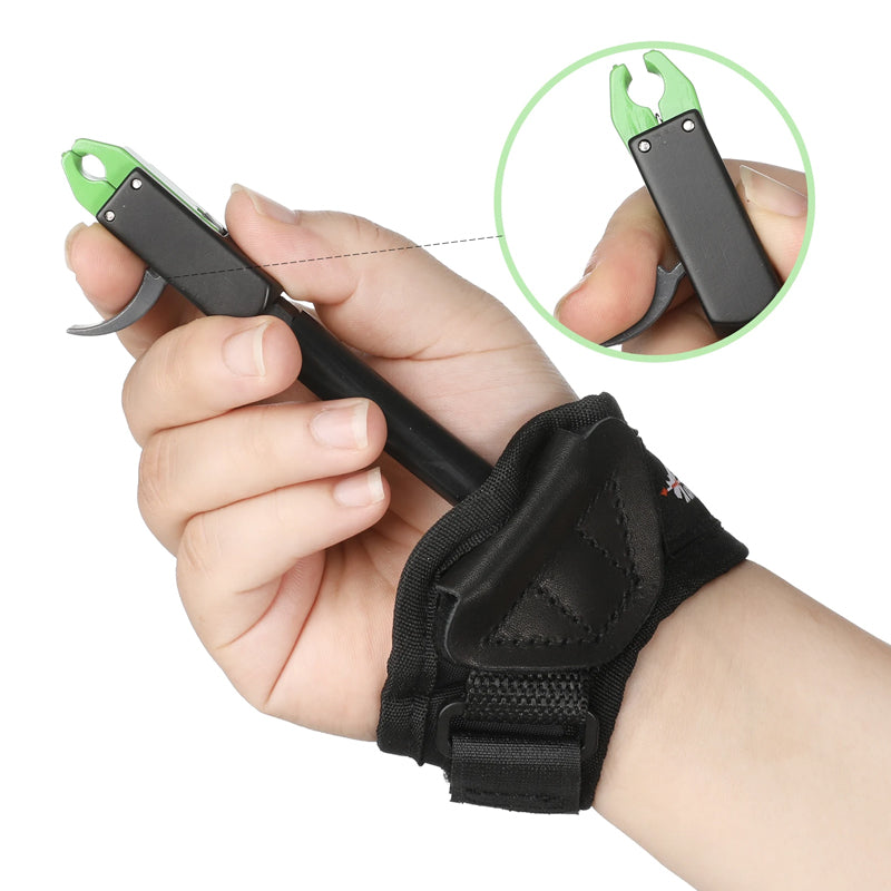 Linkboy archery calliper release aid.