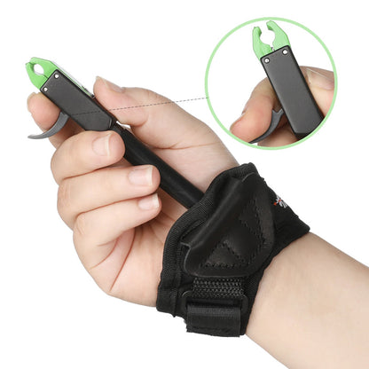 Linkboy archery calliper release aid.