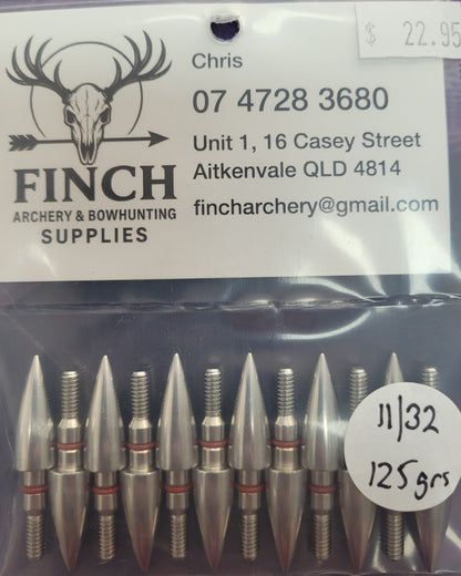 Finch screw in feild tips-11/32