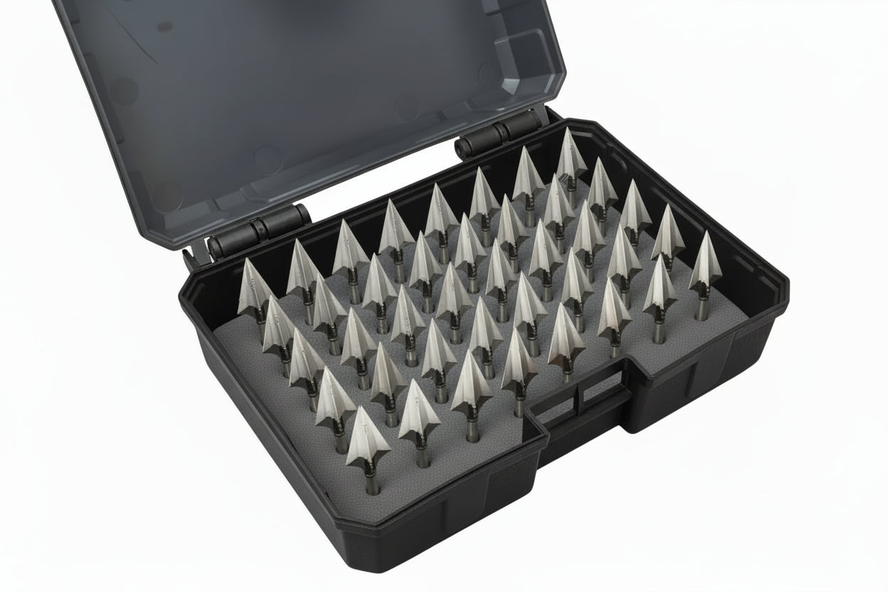 Broadhead storage case.